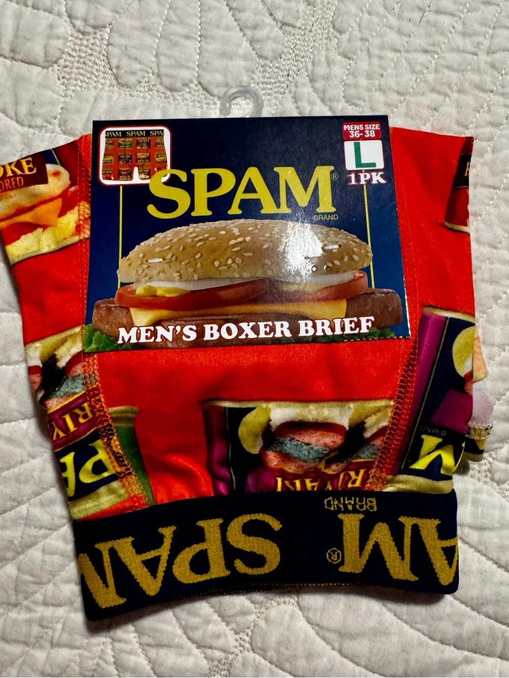SPAM Red Men's Boxer Brief - Novelty Food Print